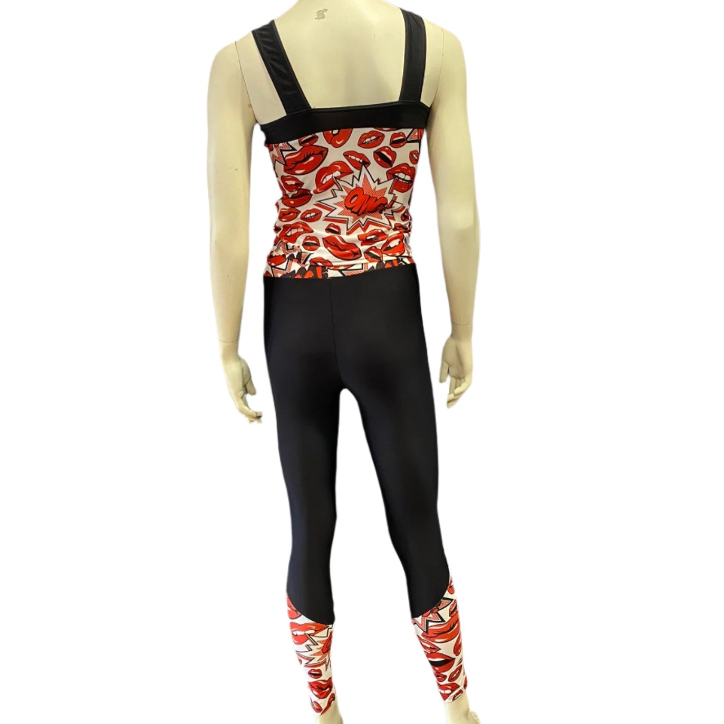 Jenetex "Kiss" Vest Top And Leggings