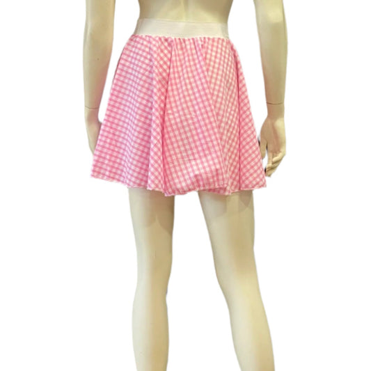 Inspired Costumes Pairs Pink Rock and Roll Gingham Skirt