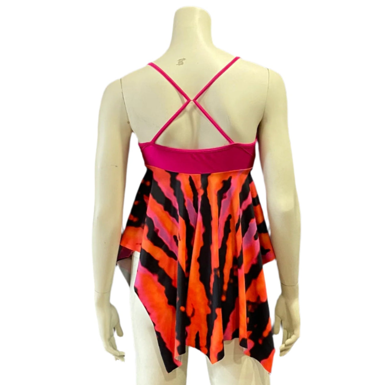 Jenetex Animal Print Short Contemporary Top