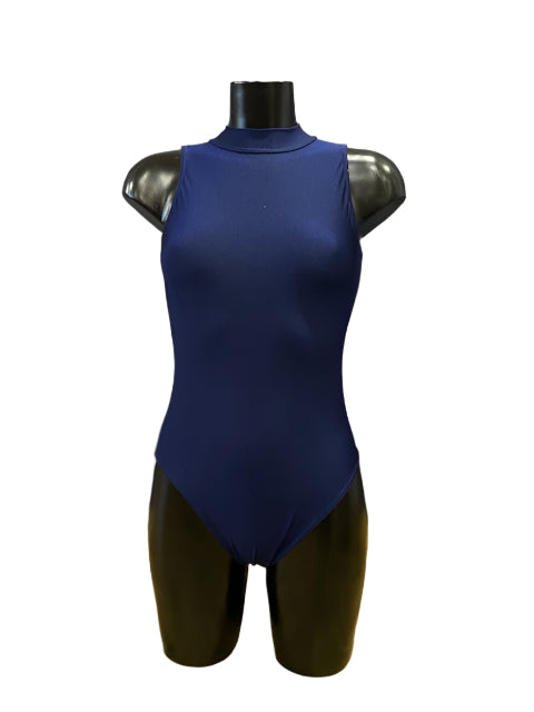 Jenetex Turtle Neck Navy Leotard