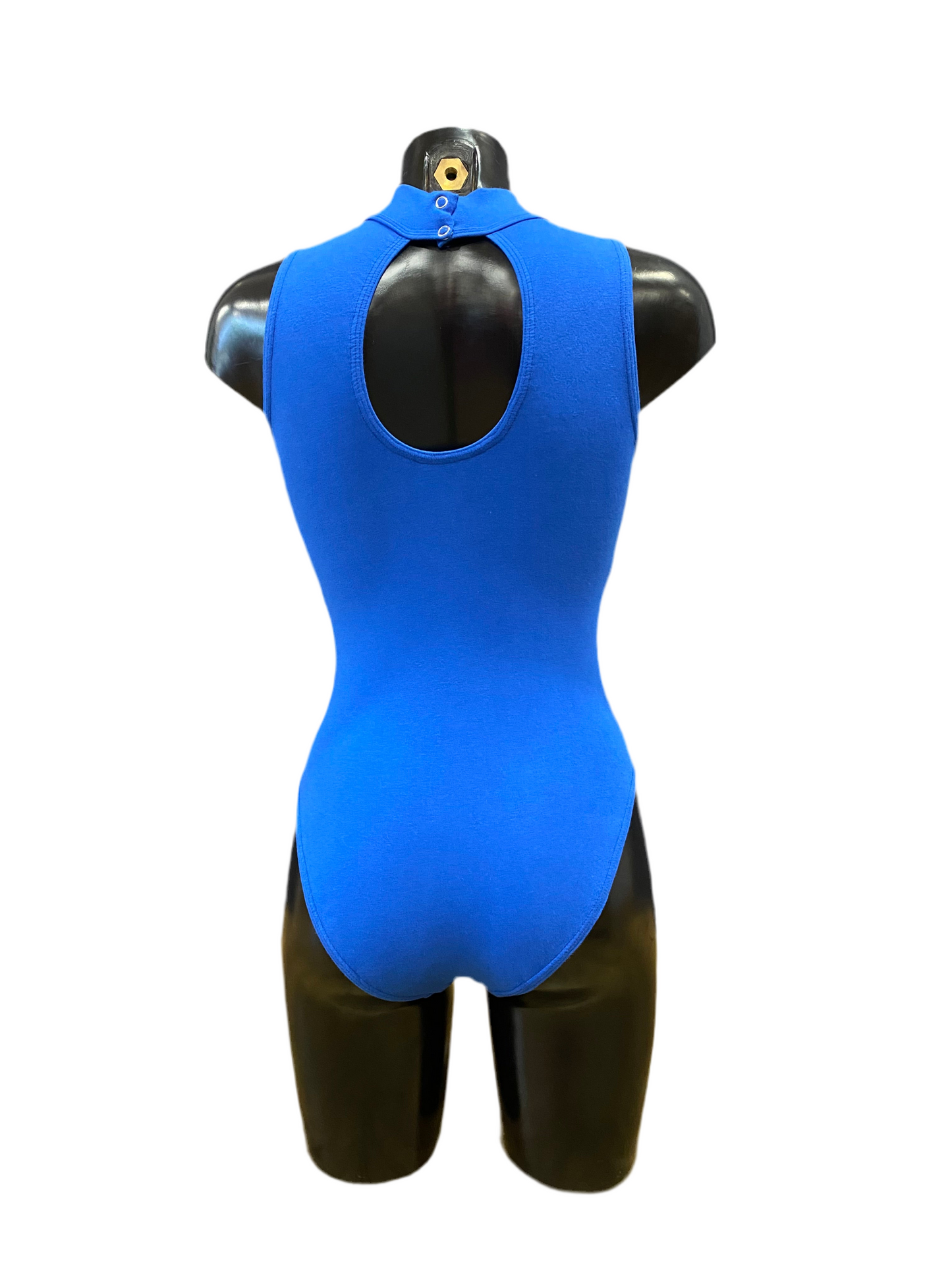 Instep Royal Blue Cotton Turtle Neck Leotard