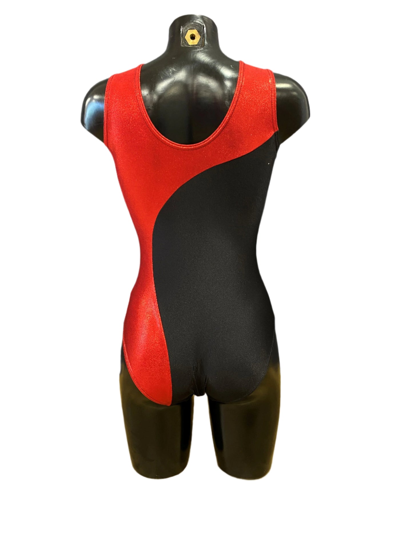 Jenetex Black & Red Glitz Leotard