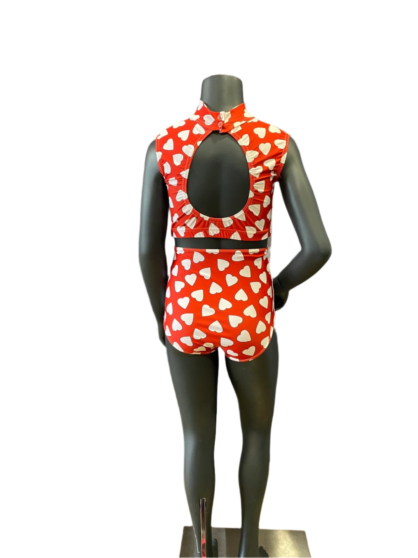 Jenetex Heart Motif Two Piece Set