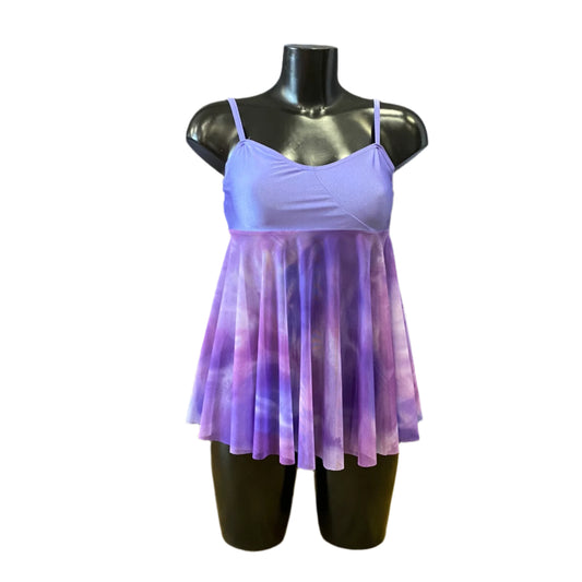 Jenetex Nylon Lycra/Chiffon Top