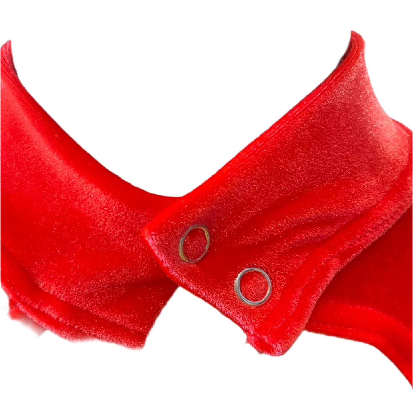 Jenetex Smooth Velour Turtle Neck Crop Top
