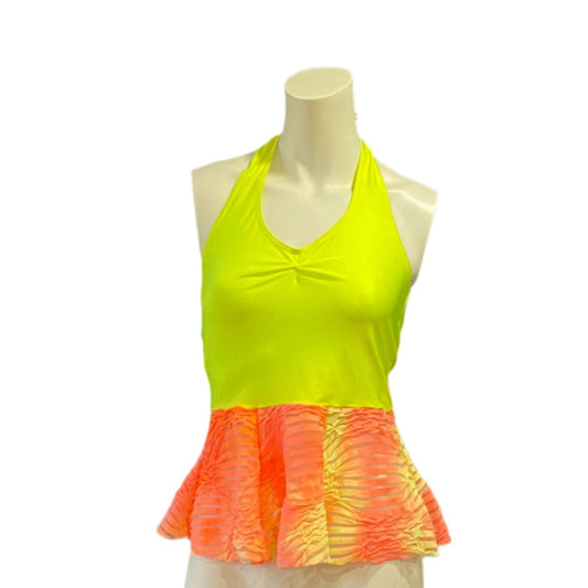Jenetex Halter Neck Ruche Front Top