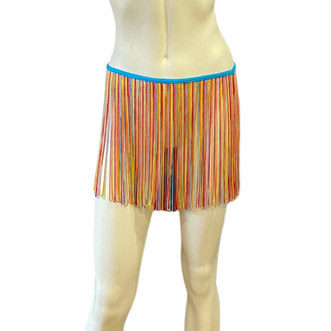 Jenetex Fringe Waistband Skirt