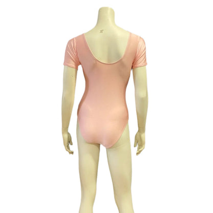 Roch Valley Cap Sleeve Nylon Lycra Ruche Front Leotard