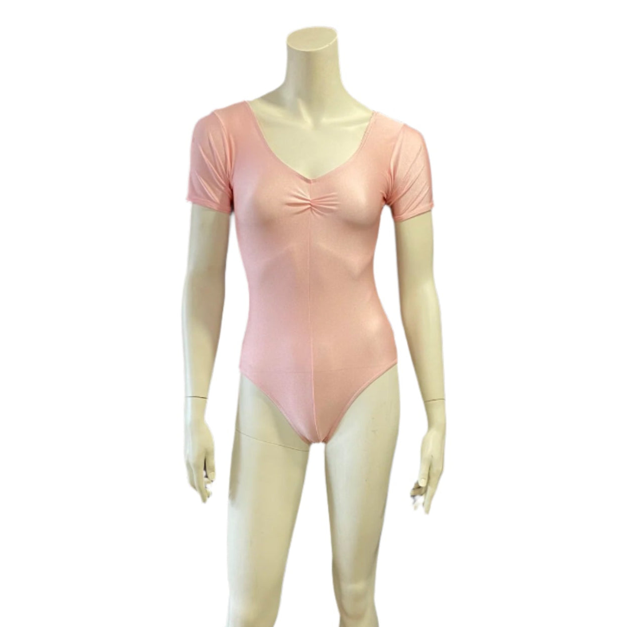 Roch Valley Cap Sleeve Nylon Lycra Ruche Front Leotard