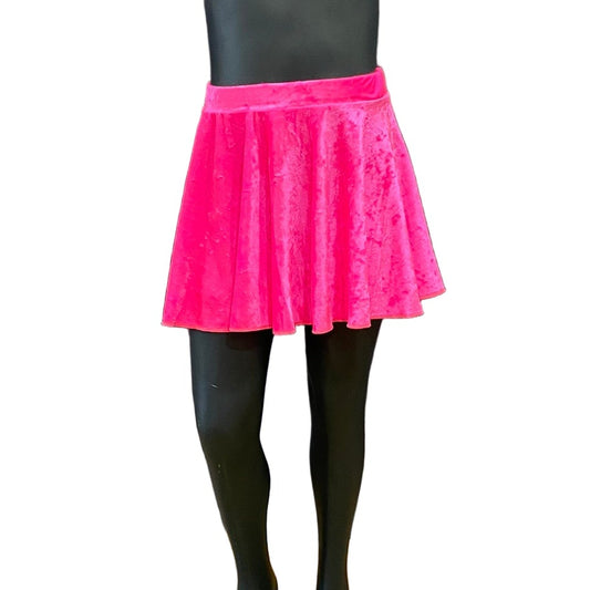 Roch Valley Crushed Velour Circular Skirt