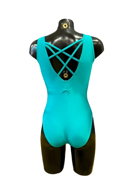 Jenetex Jade GreenNylon Lycra Leotard