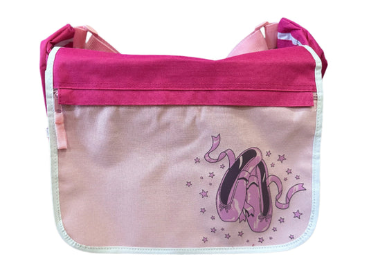 Pointe Shoe Messenger Bag
